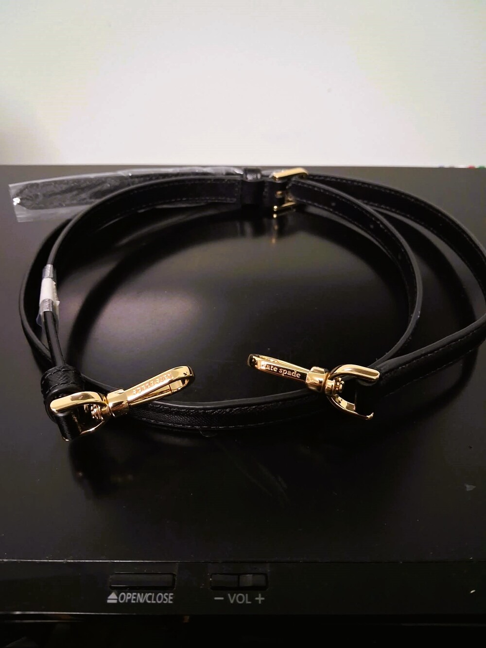 Brand New Kate Spade Crossbody Black Detachable Purse Strap - Genuine Leather
